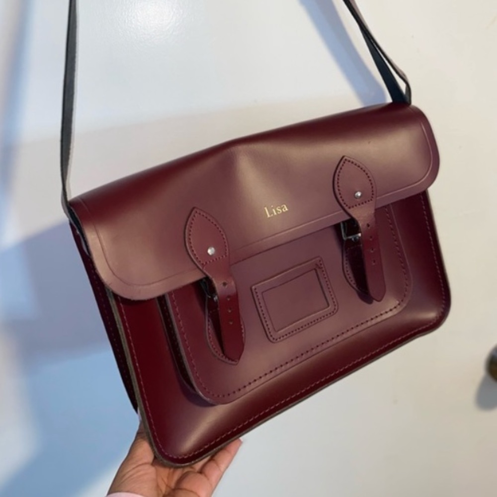 Satchel by Cambridge Satchel Company Burgundy Red
